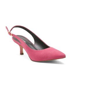 MIRROR fuchsia Slingback Heeled Shoe With Pointy Toe